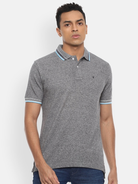 

Van Heusen Sport Men Grey Polo Collar T-shirt