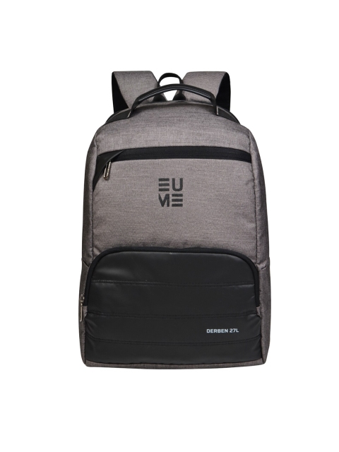 

EUME Unisex Brown & Black Backpack