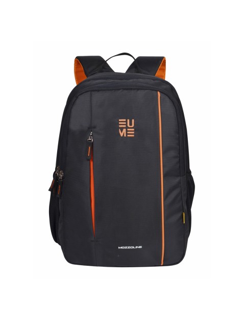 

EUME Unisex Black & Orange Backpack