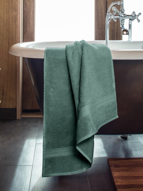 

AMOUVE Green Solid 600 GSM Super-Soft Sustainable Organic Cotton Bath Towel