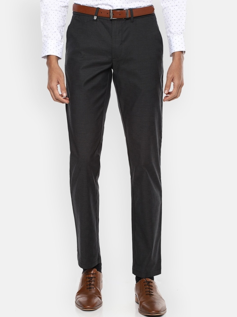 

Van Heusen Men Grey Slim Fit Trousers