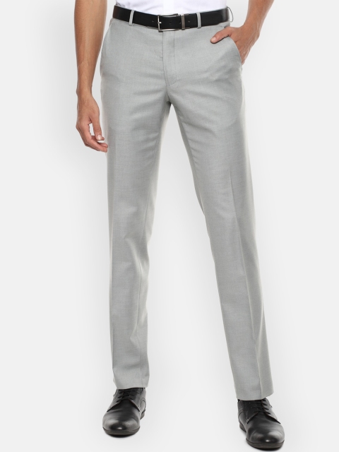 

Van Heusen Men Grey Slim Fit Trousers