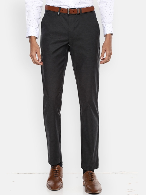 

Van Heusen Men Grey Slim Fit Trousers