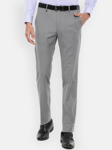 

Van Heusen Men Grey Slim Fit Trousers