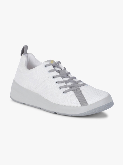 

plaeto Men White & Grey Scool Non-Marking Running Sports Shoes