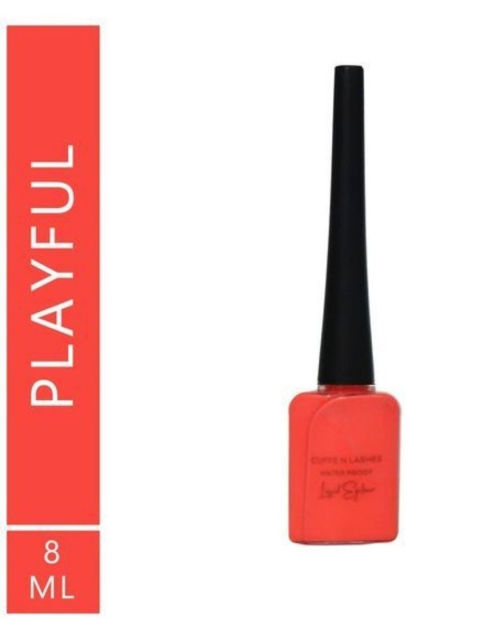 

CUFFS N LASHES Waterproof Liquid Eyeliner - Playful, Red