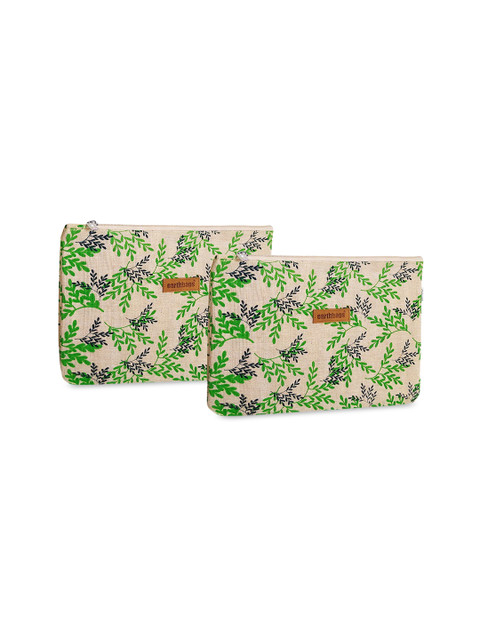 

earthbags Beige Floral Textured Structured Sling Bag