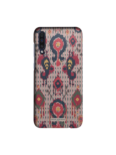 

Payal Singhal Multioloured Ikat Tribe Big Samsung A50s Sleek Back Case, Multi