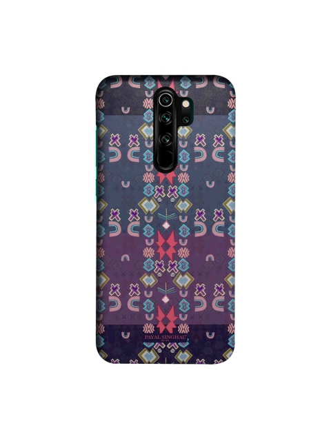 

Payal Singhal Purple Abstract Printed Xiaomi Redmi Note 8 Pro Slim Back Case