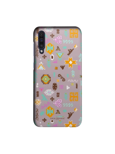 

Payal Singhal Multicolor Bandhani Kilim Lavender Samsung A50s Sleek Case, Multi