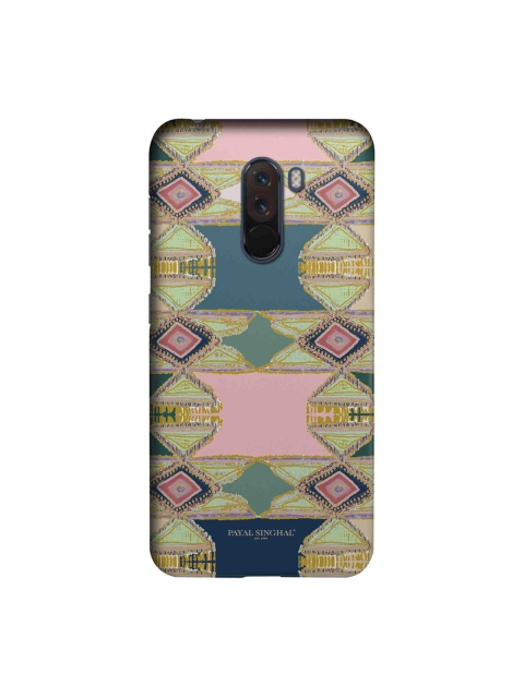 

Payal Singhal Aztec Green & Pink Xiaomi Poco F1 Sleek Back Case