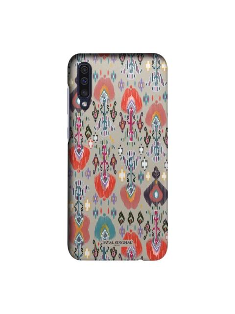 

Payal Singhal Multicoloured Ikat Garden Stone Samsung A50s Sleek Back Case, Multi