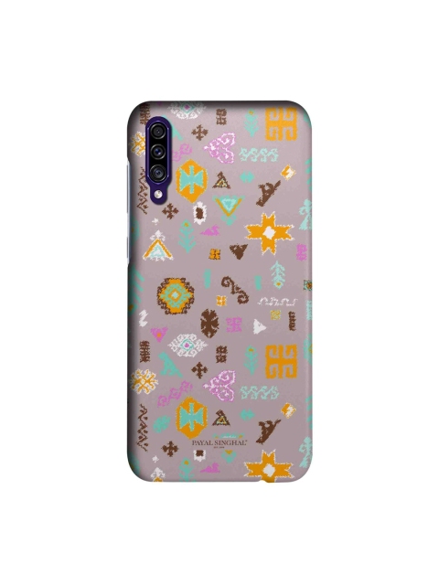 

Payal Singhal Multicoloured Bandhani Kilim Samsung A30s Sleek Back Case, Multi