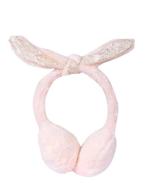 

LOOM LEGACY Women Pink Faux Fur Ear Muffs