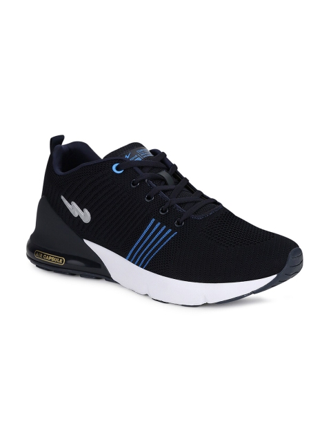 

Campus Men Navy Blue & White Mesh Running Shoes