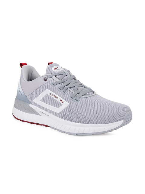 

Campus Men Grey Mesh Running Shoes