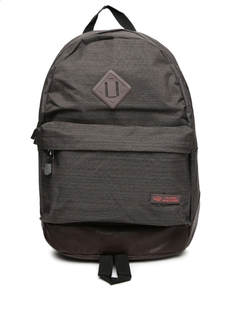 

Flying Machine Men Grey Laptop Backpack