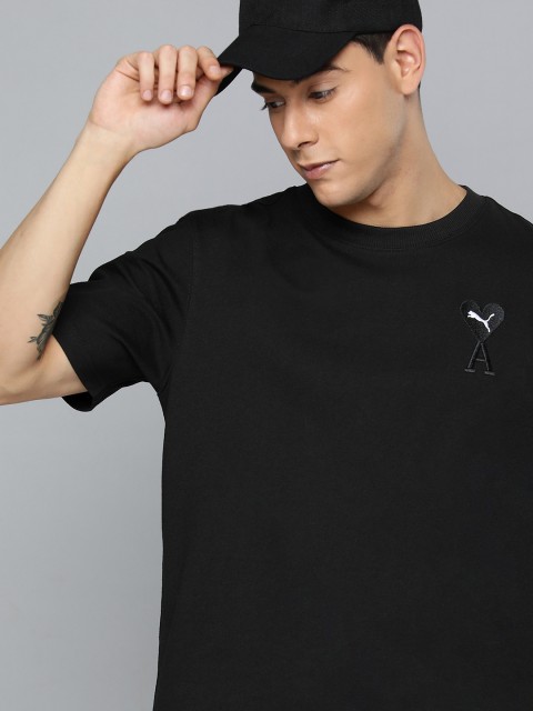 

Puma Men Black PUMA x AMI Graphic Sustainable T-shirt