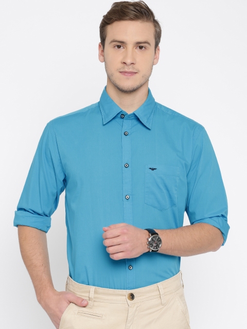 

Park Avenue Men Blue Regular Fit Casual Shirt