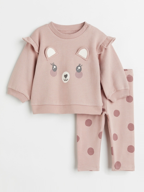 

H&M Boys Pink 2-Piece Cotton Set