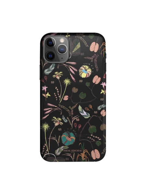 

Payal Singhal Black Gunmetal Sleek Case for iPhone 11 Pro