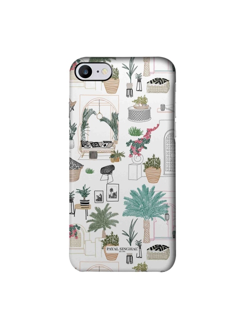 

Payal Singhal White Abstract Printed iPhone 7 Slim Back Case
