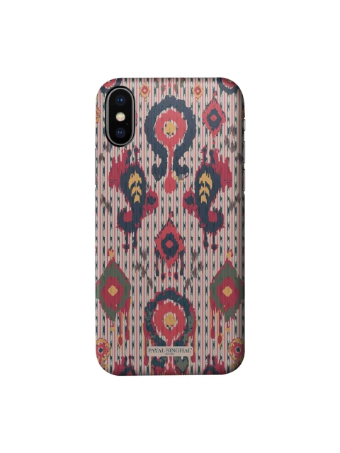 

Payal Singhal Ikat Tribe Big iPhone X Sleek Back Case, Multi