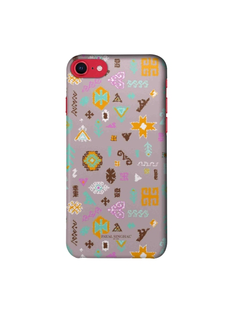 

Payal Singhal Multicoloured Bandhani Kilim iPhone SE Sleek Back Case, Multi