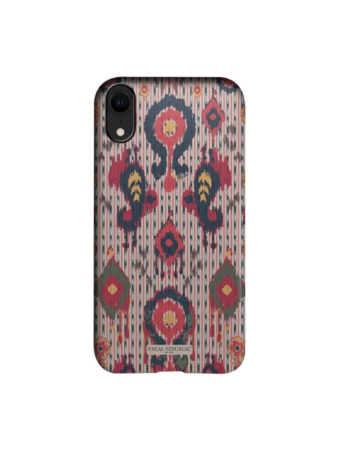

Payal Singhal Red & Blue Ikat Tribe Big iPhone XR Slim Back Case