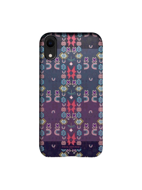

Payal Singhal Purple Ikat Star Small iPhone XR Sleek Case