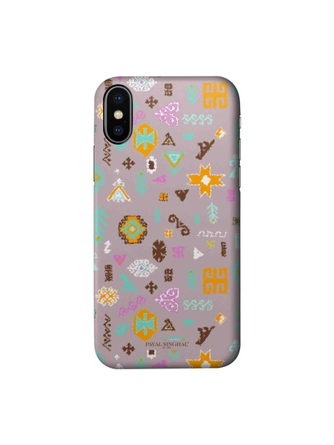 

Payal Singhal Lavender & Orange Bandhani Kilim iPhone XS Sleek Back Case
