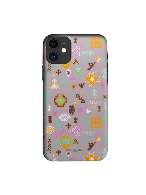 

Payal Singhal Lavender Abstract Printed iPhone 11 Slim Back Case