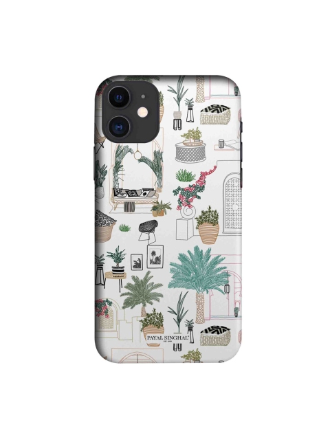 

Payal Singhal White & Green Cafe Morrocco iPhone 11 Slim Back Case