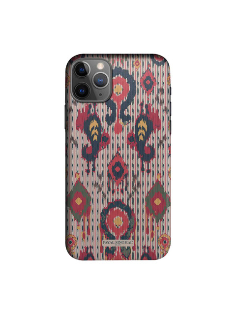 

Payal Singhal iPhone 11 Pro Ikat Tribe Big Sleek Back Case, Multi