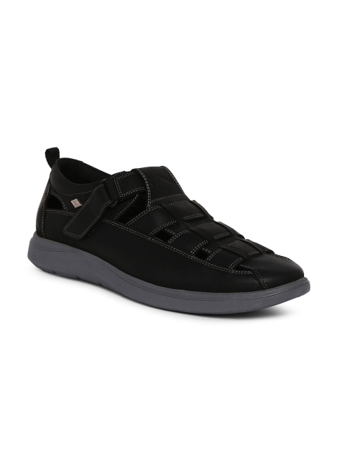 

Lee Cooper Men Black Solid Shoe-Style Sandal