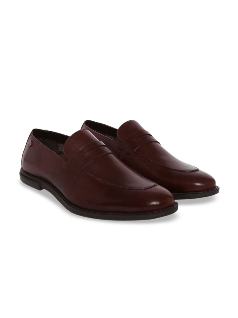 

Lee Cooper Men Brown Leather Loafers