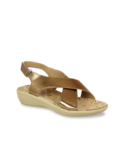 

Inc 5 Gold-Toned Comfort Sandals