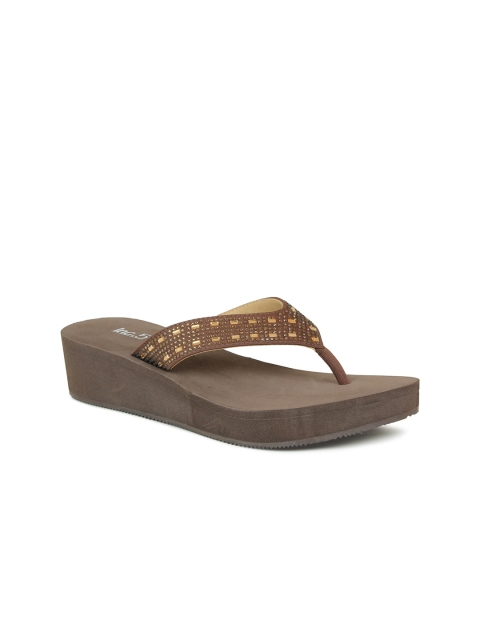 

Inc 5 Brown Embellished Flatform Sandals