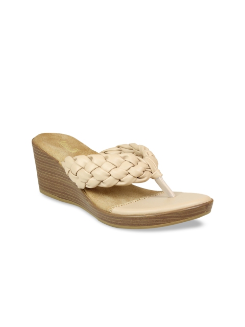 

Inc 5 Beige Wedge Sandals