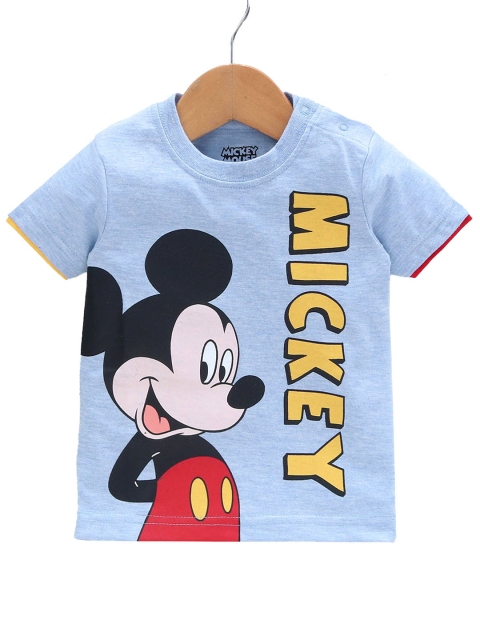 

Disney Boys Blue Mickey Mouse Printed T-shirt