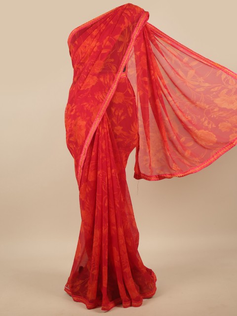

Pothys Red Floral Saree