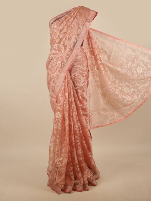 

Pothys Pink Floral Saree