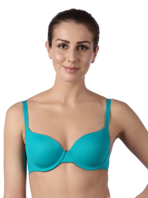 

Triumph T-Shirt Bra 77 Wired Padded Seamless Everyday Bra, Sea green