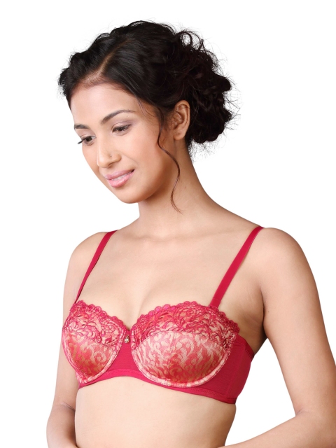 

Triumph Pink Fashion 91 Invisible Wired Padded Modern Everyday Bra 7613138345092