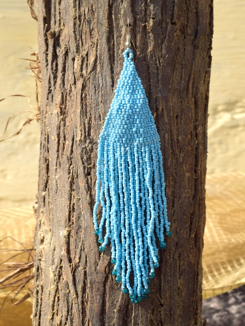 

Diwaah Blue Embellished Drop Earrings