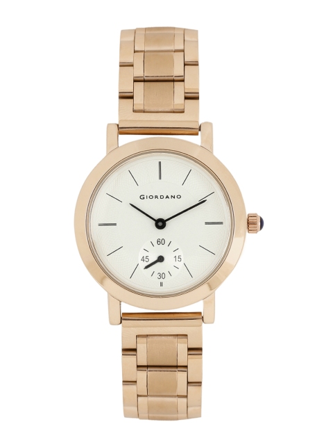 

GIORDANO Women Off-White Analogue Watch 2803-11