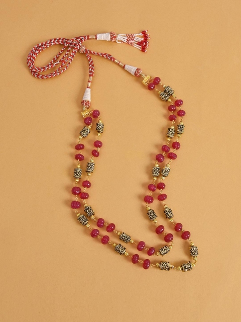

Tistabene Gold-Toned & Red Gold-Plated Necklace