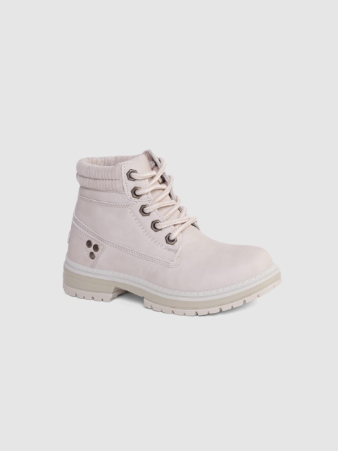 

shoexpress Girls Beige Flat Boots