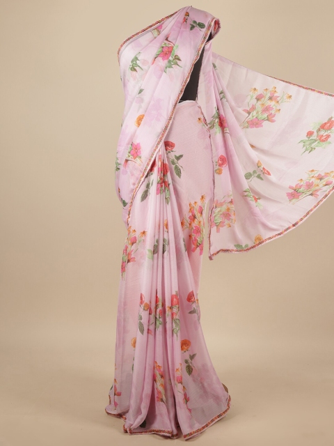 

Pothys Lavender Floral Printed Saree