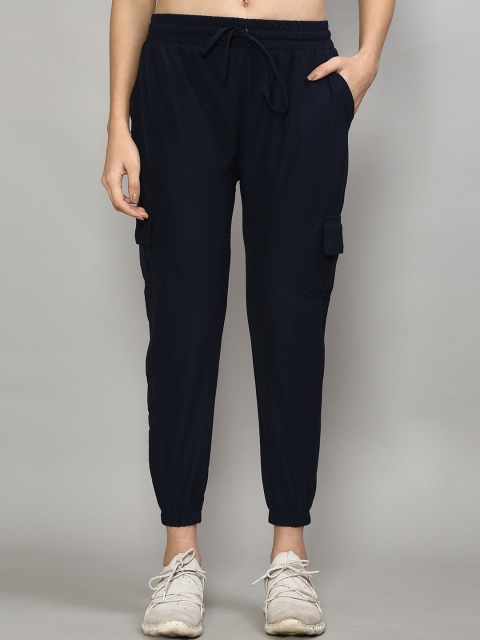 

GRACIT Women Black Solid Joggers Trousers